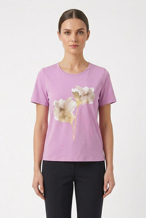 Eleonora del Bono T-Shirt Donna in 95% Cotone e 5% Elastan - Falcone Abbigliamento