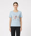 Eleonora del Bono T-Shirt Donna in 95% Cotone e 5% Elastan - Falcone Abbigliamento