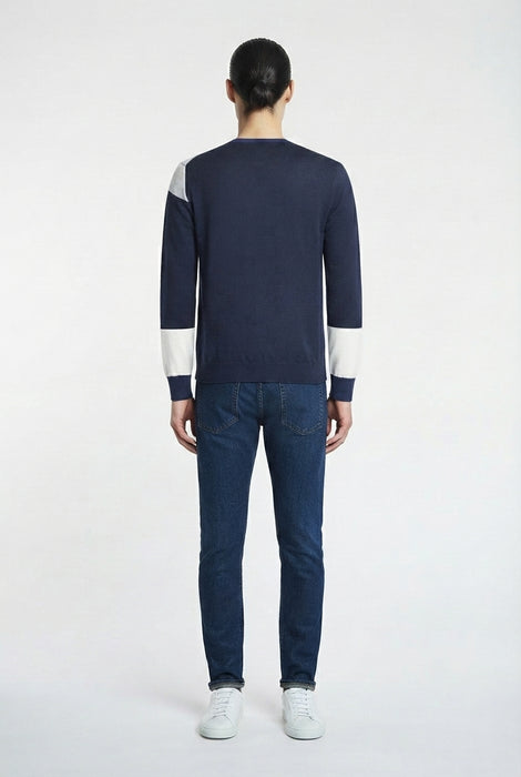 Maglia Girocollo Uomo in Misto Lana