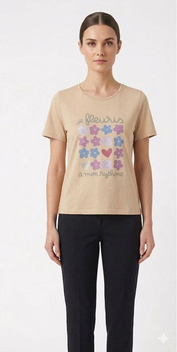 Eleonora del Bono Maglia Donna in 95% Cotone e 5% Elastan - Falcone Abbigliamento