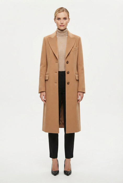 Chiara Giusti Cappotto Misto Lana Donna