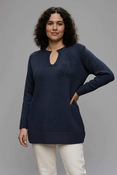 Corte dei Gonzaga Donna Maglia in 100% Lana Merino con Vestibilità Calibrata - Falcone Abbigliamento