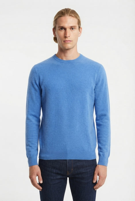 Maglione Girocollo in Misto Lana e Cashmere