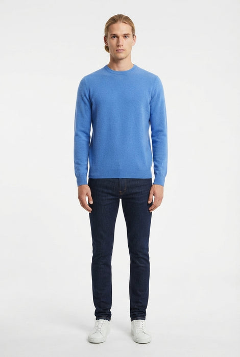 Maglione Girocollo in Misto Lana e Cashmere
