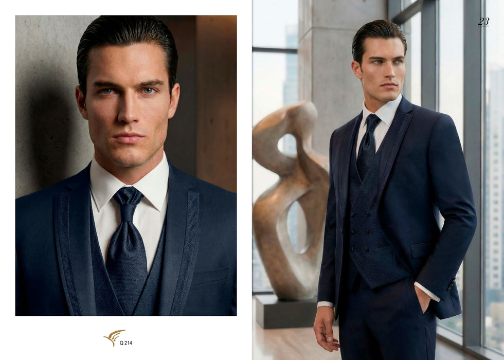 Quintodecimo Abito Cerimonia Uomo 3 Pezzi - Falcone Abbigliamento