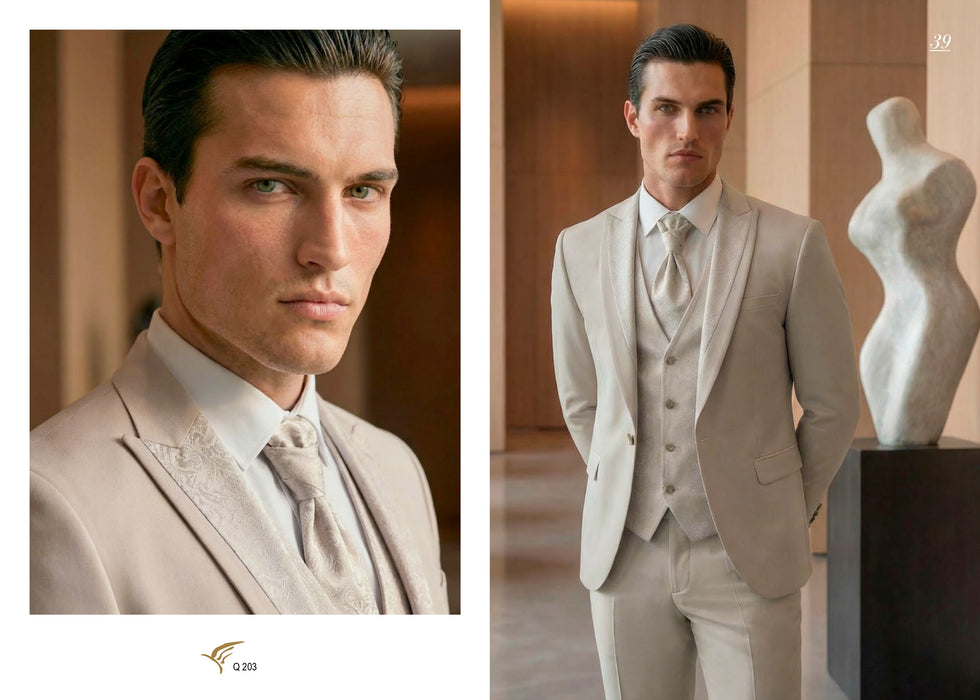 Quintodecimo Abito Cerimonia Uomo 3 Pezzi - Falcone Abbigliamento