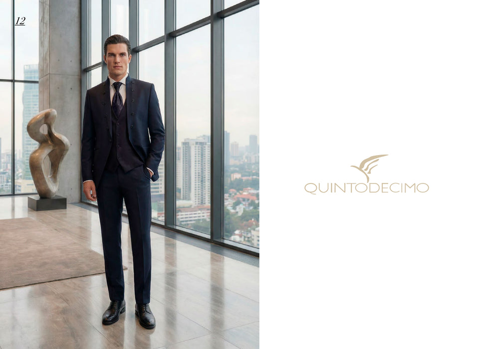 Quintodecimo Abito Cerimonia 3 Pezzi Uomo - Falcone Abbigliamento