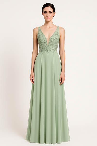 SoloGioie Abito Lungo con Stola - Falcone Abbigliamento