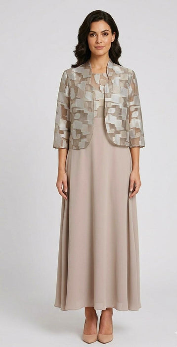 Peg Donna Completo 2 Pezzi Abito e Giacca - Falcone Abbigliamento
