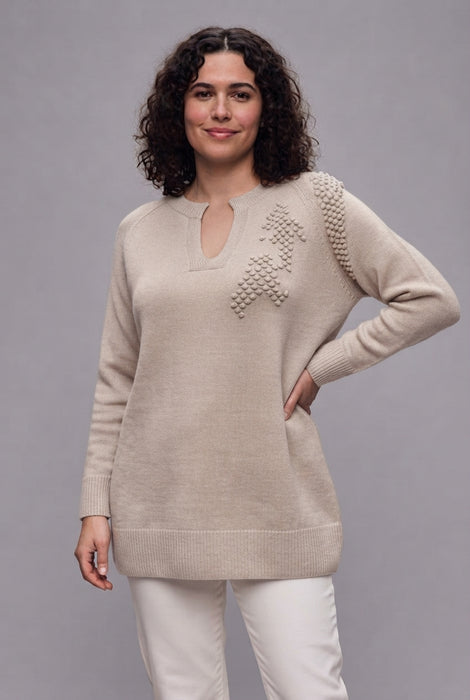 Corte dei Gonzaga Donna Maglia in 100% Lana Merino con Vestibilità Calibrata