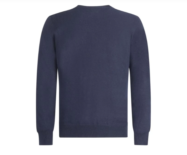 Maglione Girocollo in Misto Lana e Cashmere