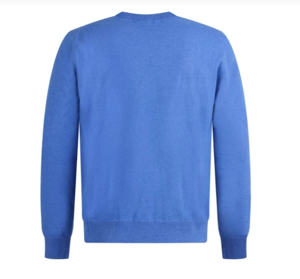 Maglione Girocollo in Misto Lana e Cashmere