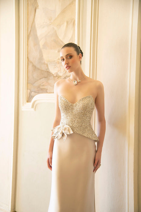 SoloGioie Abito Lungo con Stola