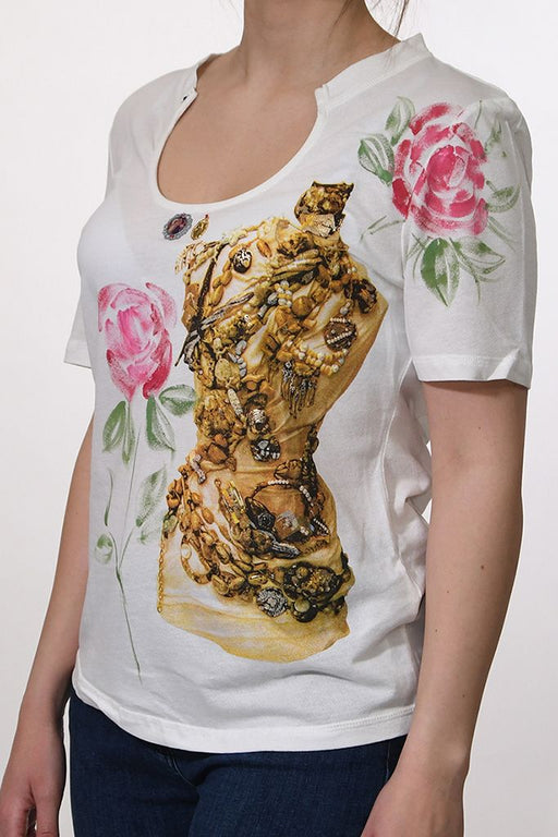 Elisa Cavaletti T-Shirt Donna in Cotone ELP175072103 - Falcone Abbigliamento
