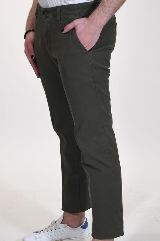 Four.ten Pantalone Slim Fit Uomo in Cotone 121030 - Falcone Abbigliamento